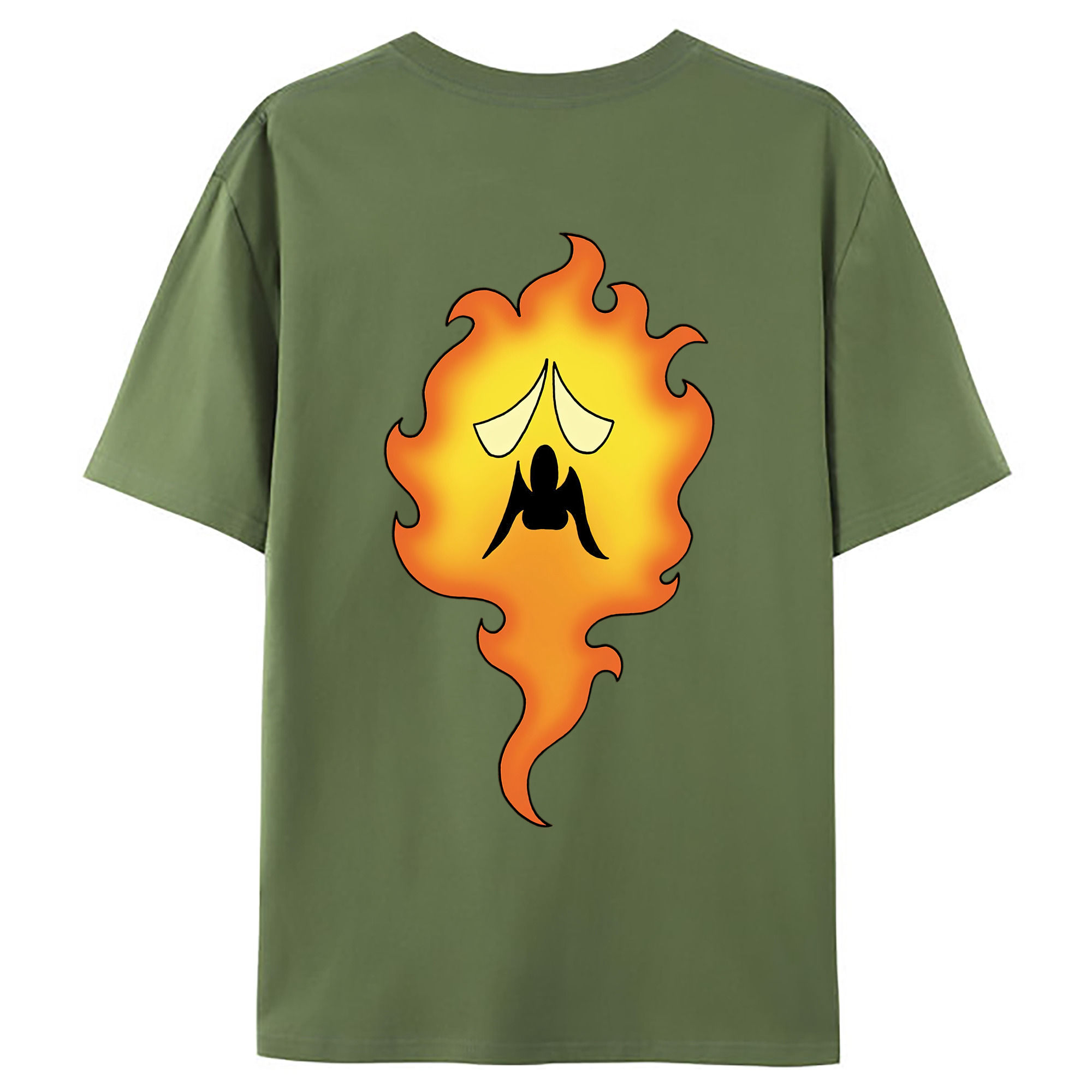 （画像用） ドラゴンクエスト Doragon Kuesuto Dragon Quest 綿100％ メンズ半袖Tシャツ（バックプリント） 通気性